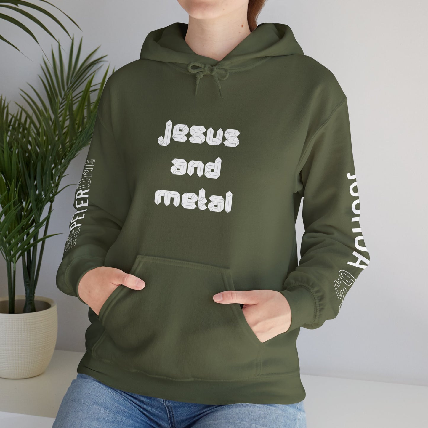 Jesus and Metal Hoodie