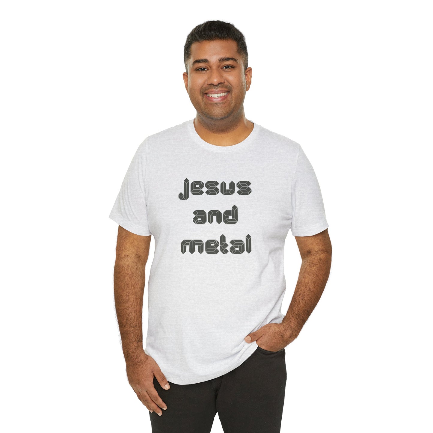 Jesus and Metal Men's T-shirt