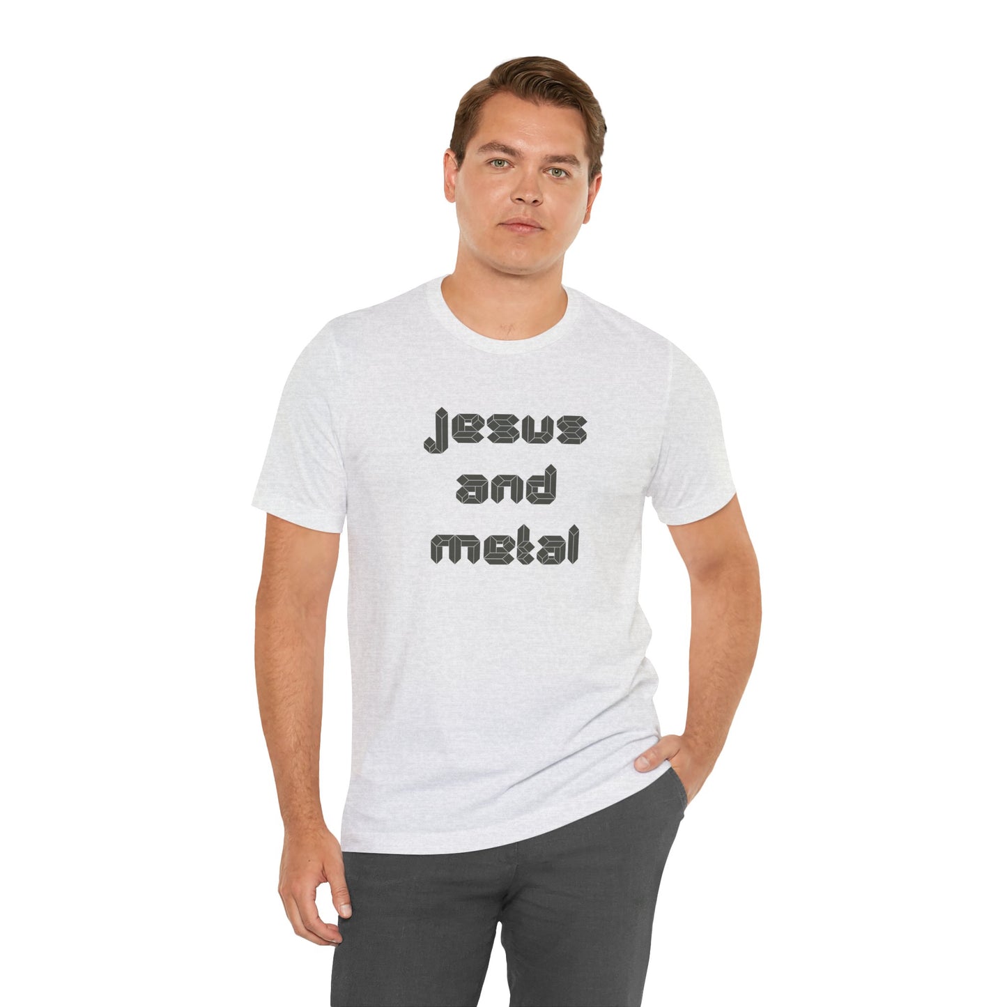 Jesus and Metal Men's T-shirt