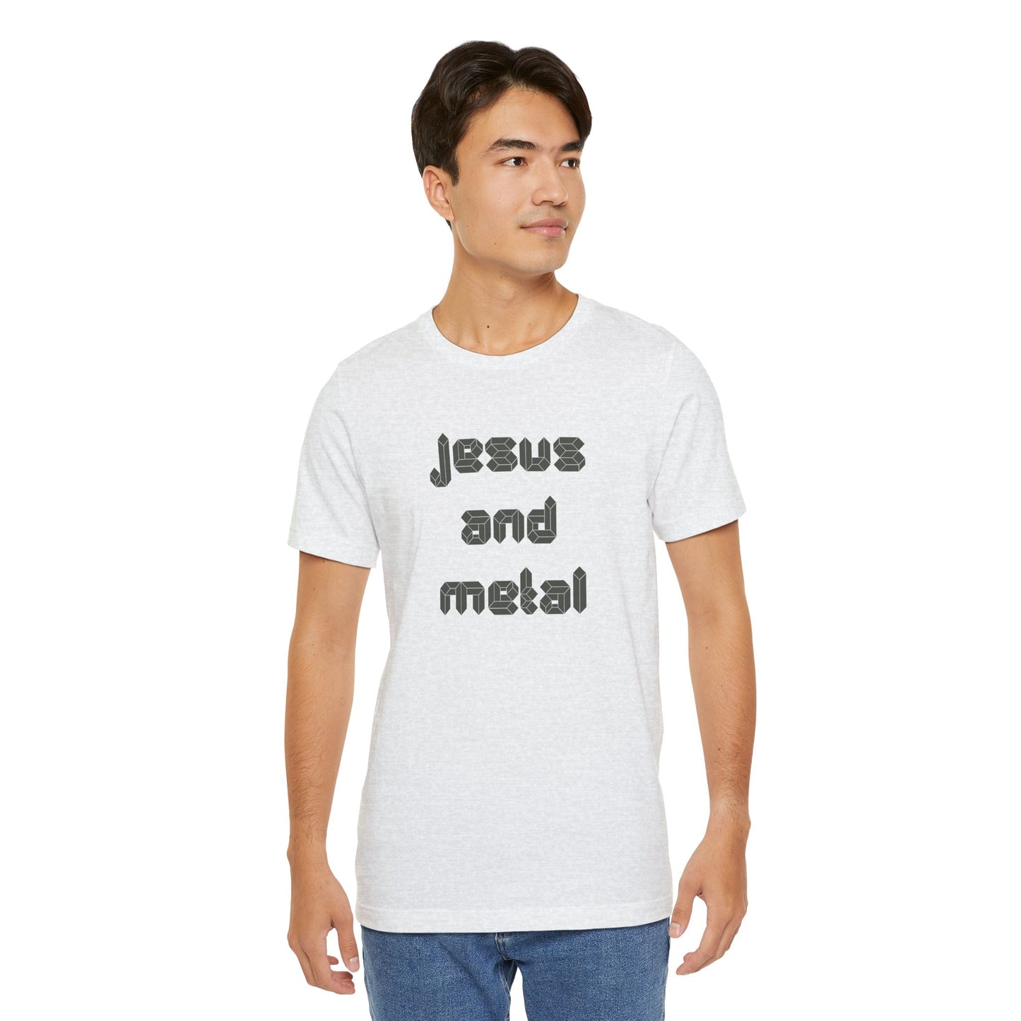 Jesus and Metal Men's T-shirt