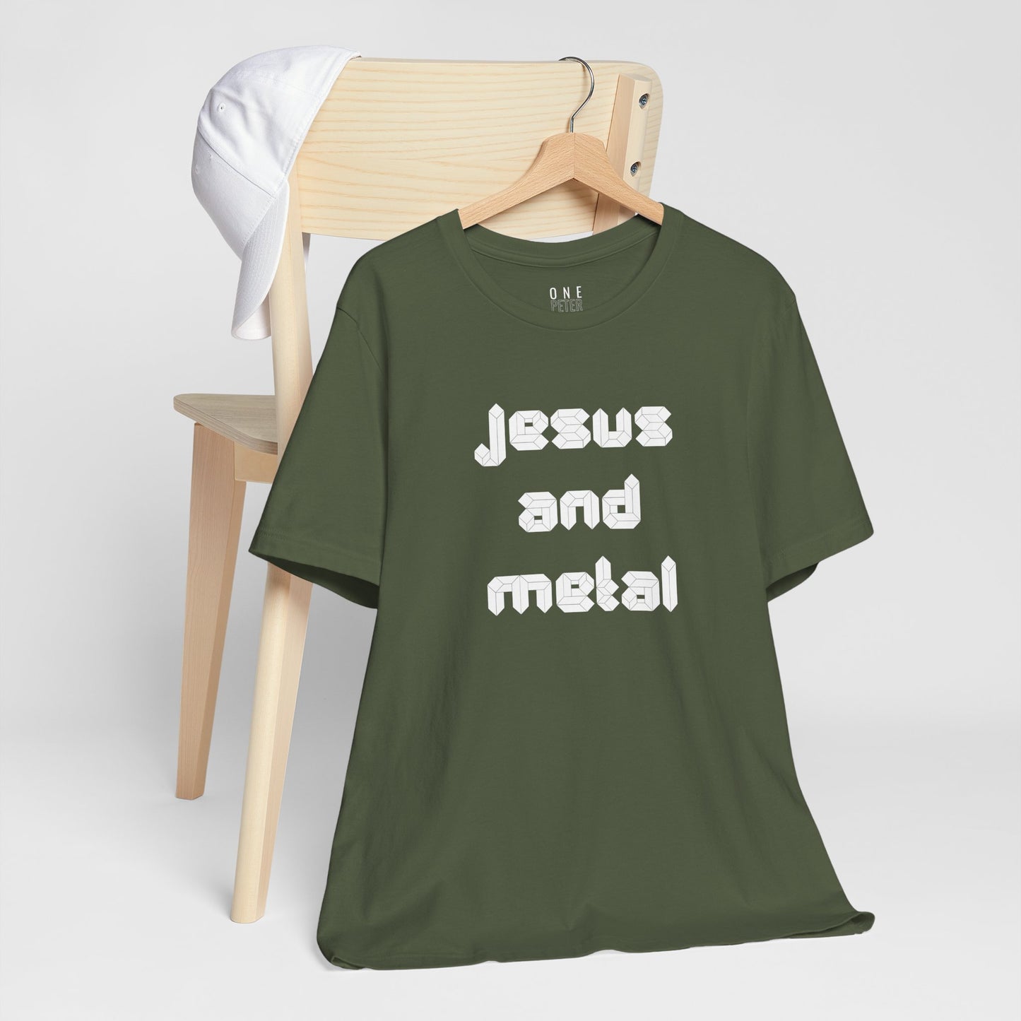 Jesus and Metal Men's T-shirt