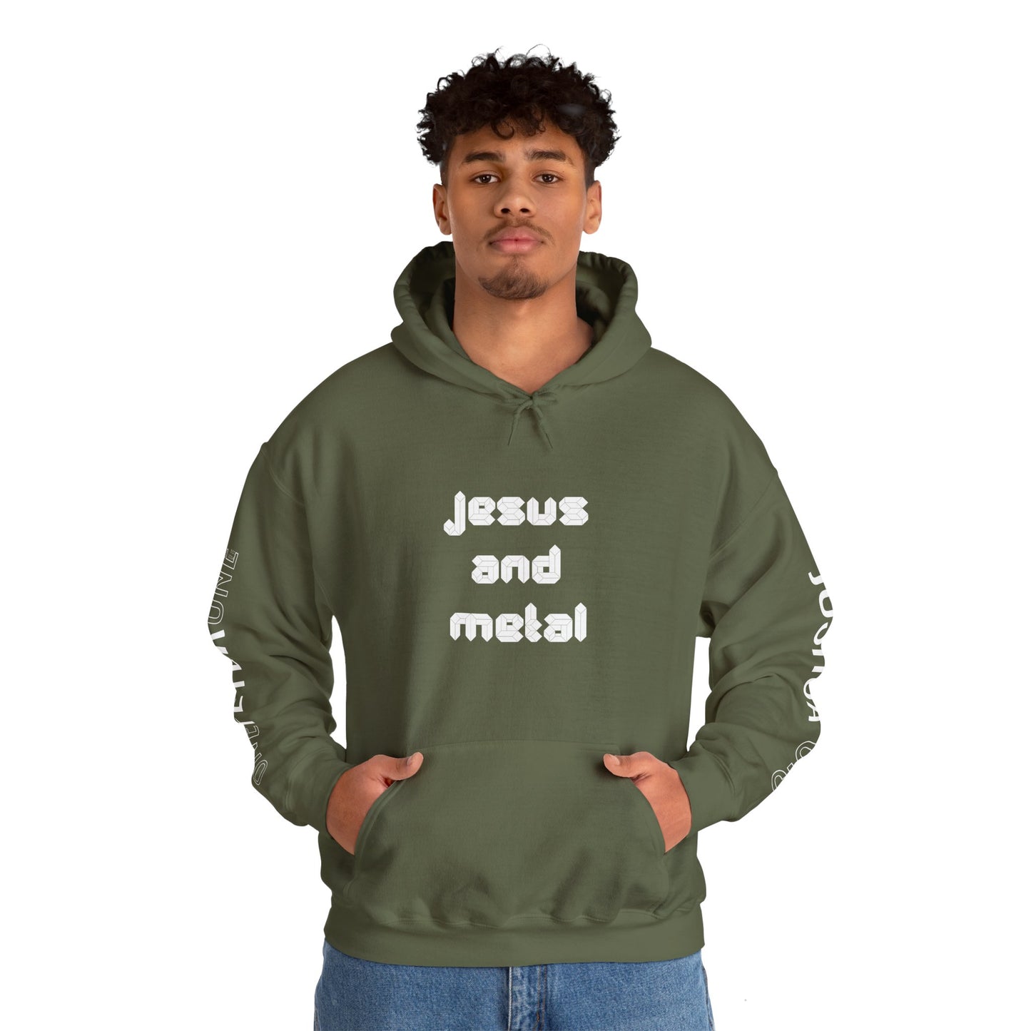 Jesus and Metal Hoodie